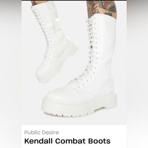 New, still in box. Public Desire Boots from Dolls Kill.